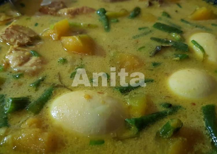 Resep Lodeh sayur labu kacang yang sempurna