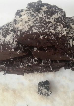 A picture of Chocolate caramel fudge.