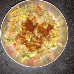 Poha bhel A picture of Poha bhel.