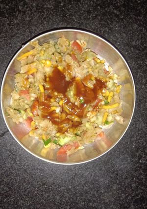 A picture of Poha bhel.