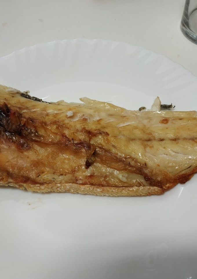 Una foto de Lubina al horno