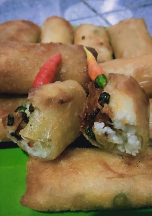 Foto resep Lumpia nasi isi sayur