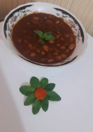 عکسی از دستور خوراک لوبیا چیتی