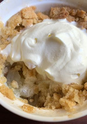 A picture of Apple Crumble Just 4U.