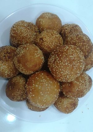 Hình của món Bánh Cam nhân dừa.