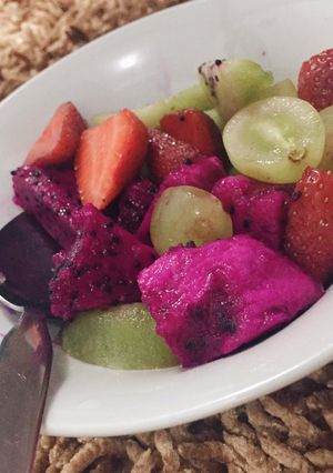 Foto resep Salad buah (menu diet)