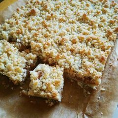 Apple Tart with Coconut Crumble A picture of Apple Tart with Coconut Crumble.