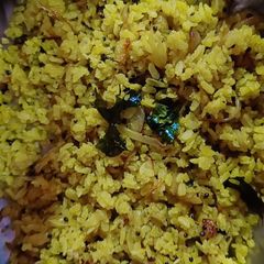 A picture of Kanda Poha.
