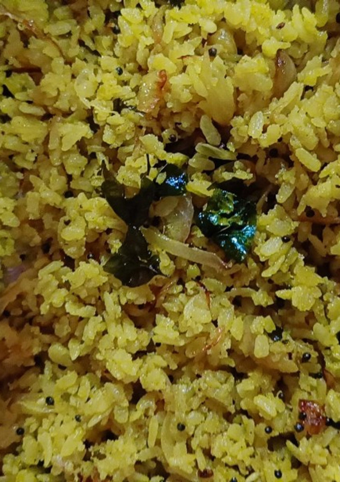 A picture of Kanda Poha.