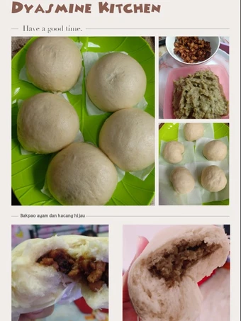 Langkah Gampang Membuat Resep Bakpao isi kacang hijau dan ayam yang Bikin Ngiler Anti Ribet, Lezat