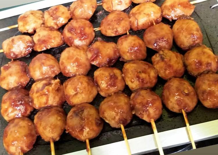 Resep Bakso Bakar Pedasss, Enak Banget