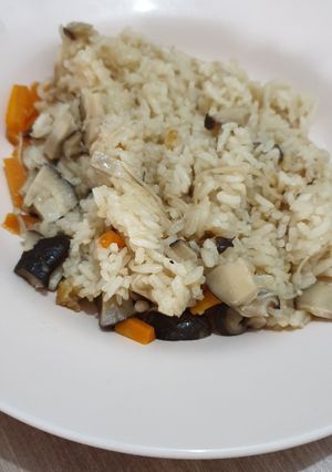 Foto resep Nasi tim Jamur ala Jepang