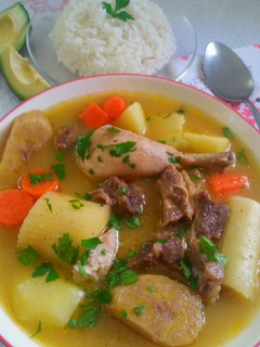 Una foto de Sancocho a la criolla