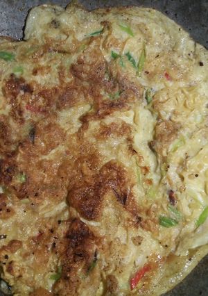 Foto resep Telur dadar asolole...💃💃💃