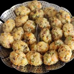 A picture of Poha dumplings.