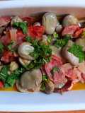 Favas com Bacon e Chouriço