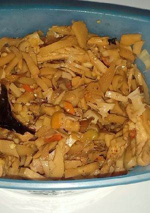 Foto resep Tumis rebung tahu
