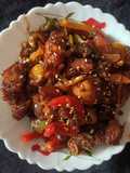ড্রাই চিলি চিকেন (Dry chilli chicken recipe in Bengali)