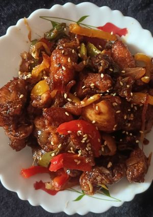 ড্রাই চিলি চিকেন (Dry chilli chicken recipe in Bengali) রেসিপির প্রধান ছবি