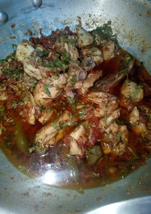 A picture of Khyber Shinwari Chicken Karahi.