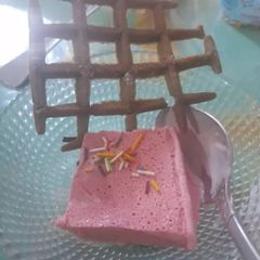 A picture of Strawberry ice cream.