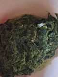 Keto recipe "Spinach with garlic and olive oil"