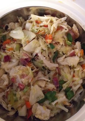 A picture of Cabbage sauce.