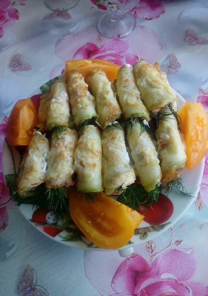 Кабачкові рулетики