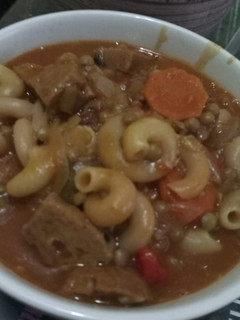 Una foto de Guiso de lentejas (vegano)