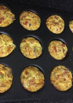 A picture of Easy veggie eggs#weekly jikoni challenge.