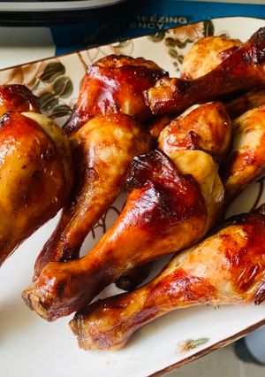 Hình của món Gà Nướng Xì Dầu.
