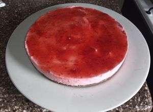 Una foto de Cheesecake sin horno