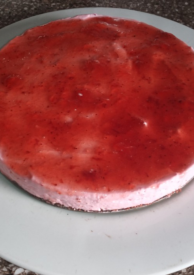 Una foto de Cheesecake sin horno