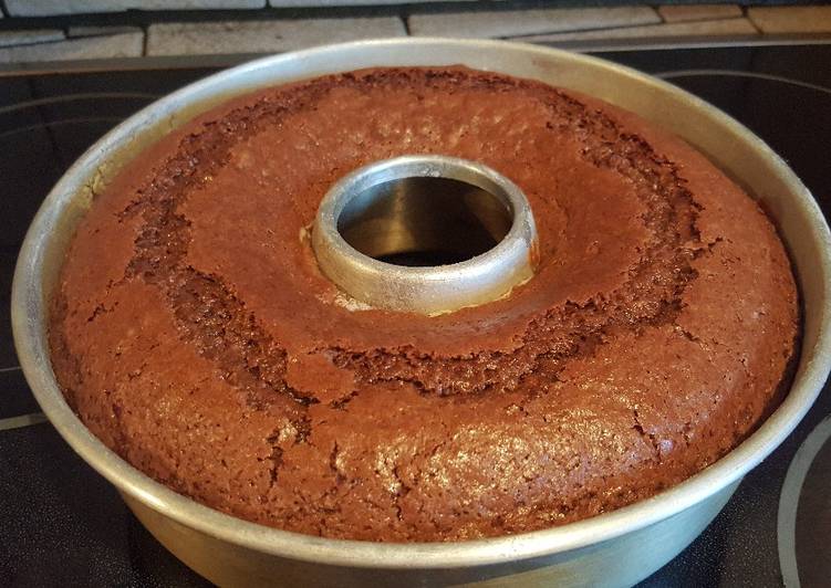 Bizcocho de chocolate sin huevo