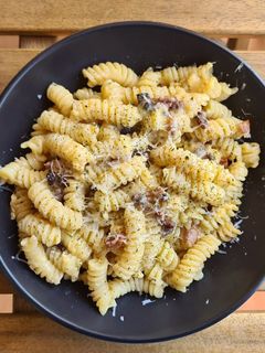 Una foto de Carbonara original