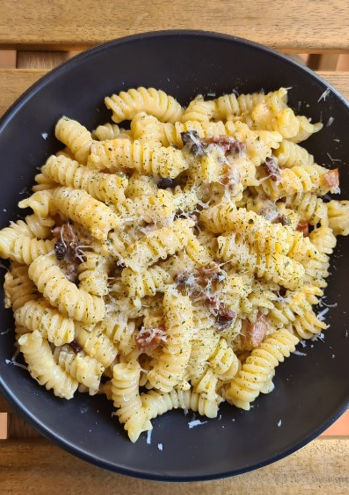 Una foto de Carbonara original