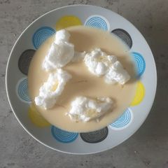 A picture of Floating meringue islands.