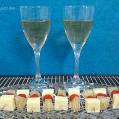 A picture of Homemade grape wine.