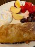 Sweet and creamy fruit dip