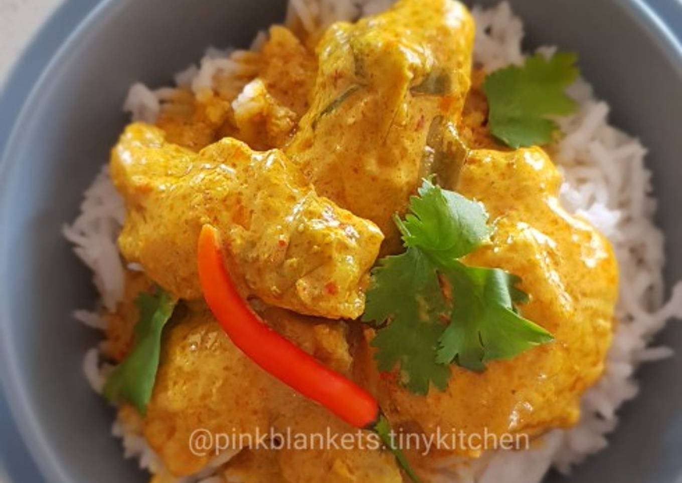 Creamy Chicken in toasted Coconut Sauce