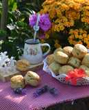 Scones de parmesano, queso azul y ciboulette😃