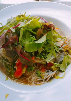 A picture of Healthy Vegetable & Tofu Ramen 🍜.