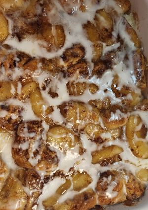 A picture of Apple Cinnamon Roll Breakfast Bake.