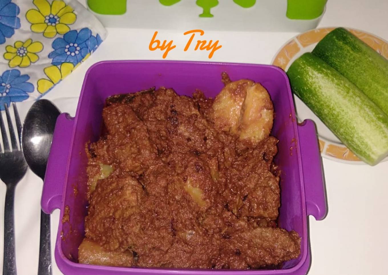 Rendang daging sapi