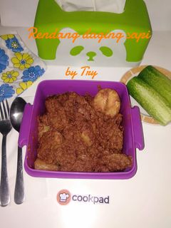 Foto resep Rendang daging sapi