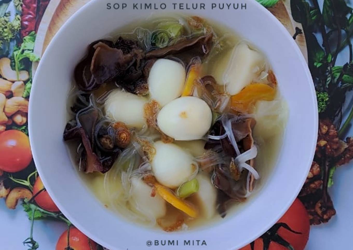 Resep Sop Kimlo Telur Puyuh (by Bumi) - 110, Sempurna