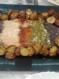 Trucha salmonada con distintos condimentos