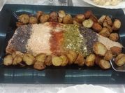 Una foto de filete de trucha