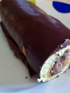 Una foto de Brazo gitano con crema de chocolate