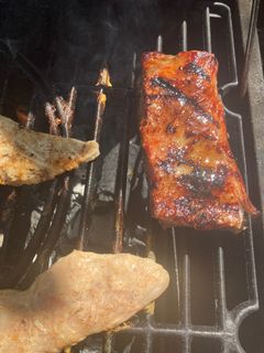 Grillezett oldalas recept fotója